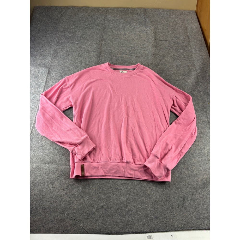 Ampersand Avenue Pink Crewneck Fleece Sweatshirt XL Long Sleeve Pullover